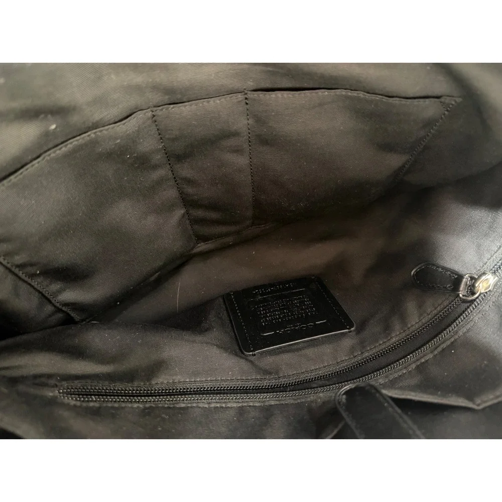 Coach Beckett Structured Briefcase Black Pebbled Leather Laptop Bag F73524 Mens